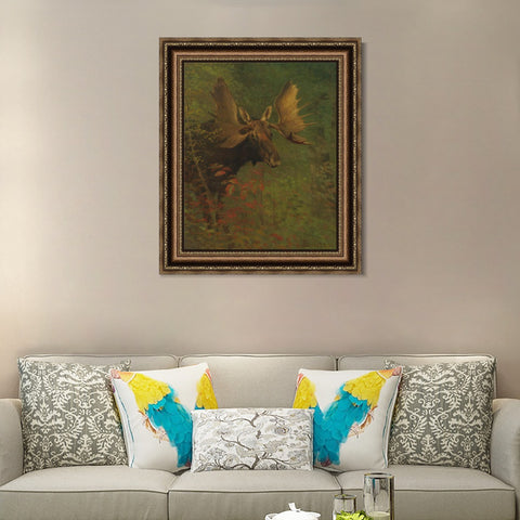 INVIN ART Framed Canvas Art Giclee Print Series#93 by Albert Bierstadt Wall Art Living Room Home Office Decorations