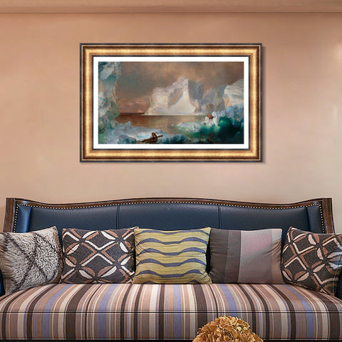 INVIN ART Framed Canvas Art Giclee Print Series#104 by Albert Bierstadt Wall Art Living Room Home Office Decorations