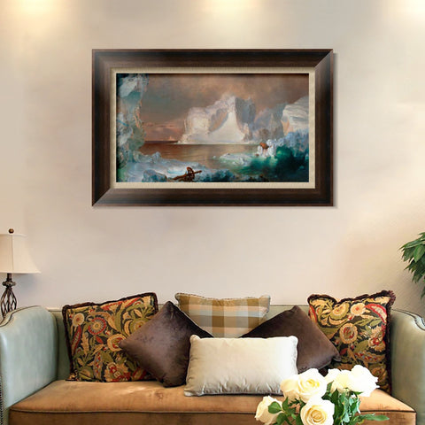 INVIN ART Framed Canvas Art Giclee Print Series#104 by Albert Bierstadt Wall Art Living Room Home Office Decorations