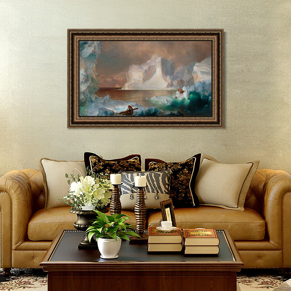INVIN ART Framed Canvas Art Giclee Print Series#104 by Albert Bierstadt Wall Art