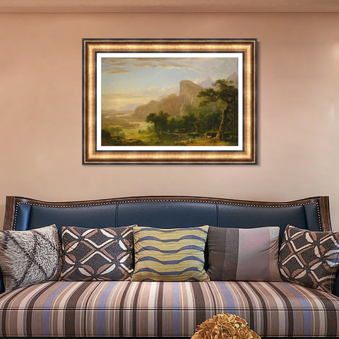 INVIN ART Framed Canvas Art Giclee Print Sky by Albert Bierstadt Wall Art Living Room Home Office Decorations