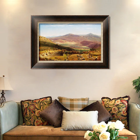 INVIN ART Framed Canvas Art Giclee Print Landscape#117 by Albert Bierstadt Wall Art Living Room Home Office Decorations