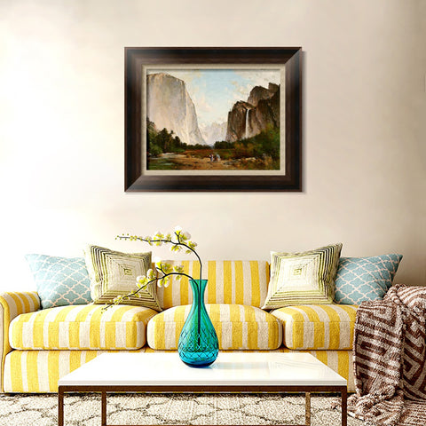 INVIN ART Framed Canvas Art Giclee Print Mountain#133 by Albert Bierstadt Wall Art Living Room Home Office Decorations