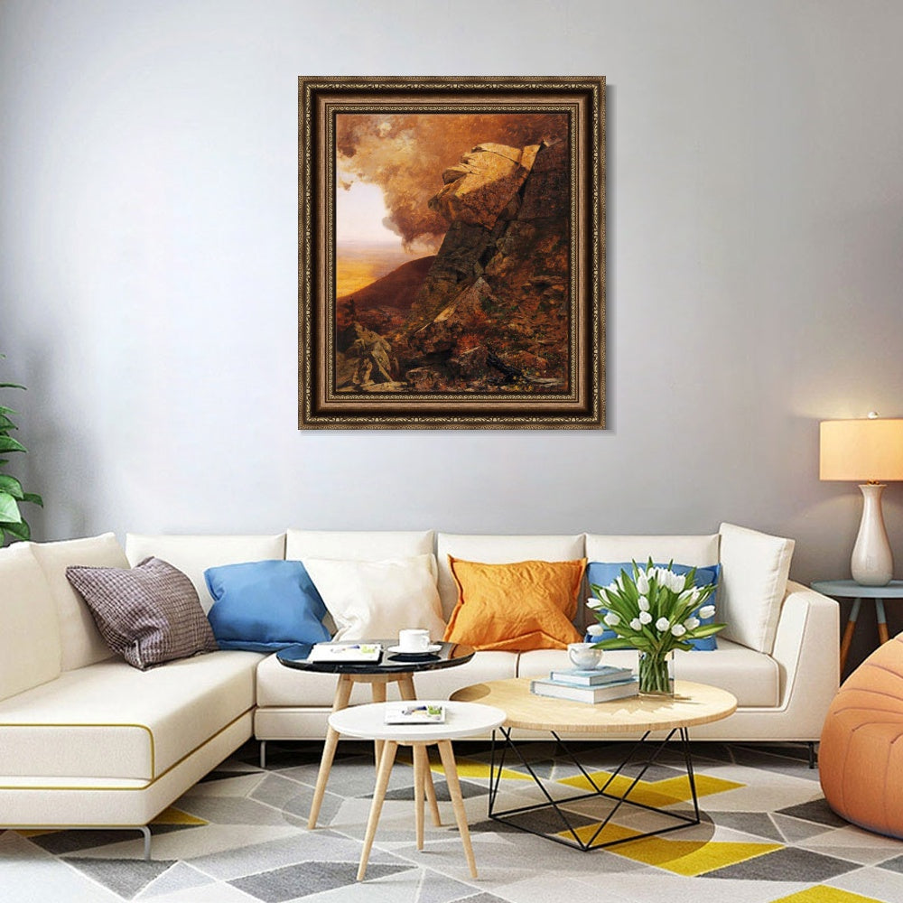 INVIN ART Framed Canvas Art Giclee Print Series#148 by Albert Bierstadt Wall Art