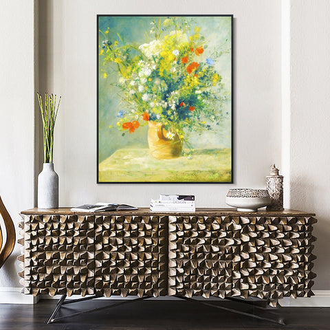 INVIN ART Framed Canvas Series#066 by Pierre Auguste Renoir Wall Art Living Room Home Office Decorations