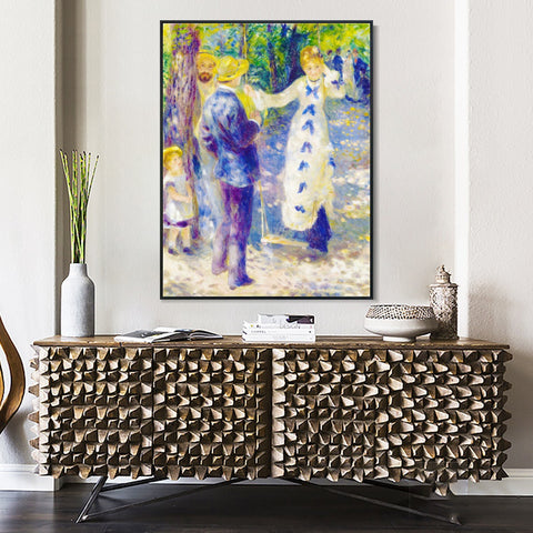 INVIN ART Framed Canvas Series#078 by Pierre Auguste Renoir Wall Art Living Room Home Office Decorations