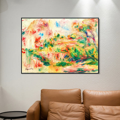 INVIN ART Framed Canvas PAYSAGE 7 by Pierre Auguste Renoir Wall Art Living Room Home Office Decorations