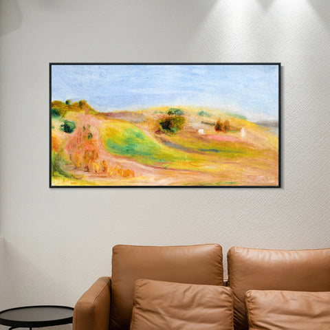 INVIN ART Framed Canvas PAYSAGE 9 by Pierre Auguste Renoir Wall Art Living Room Home Office Decorations