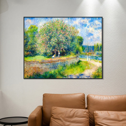 INVIN ART Framed Canvas Series# 137 by Pierre Auguste Renoir Wall Art Living Room Home Office Decorations