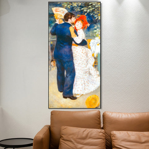 INVIN ART Framed Canvas Dancer1 by Pierre Auguste Renoir Wall Art Living Room Home Office Decorations