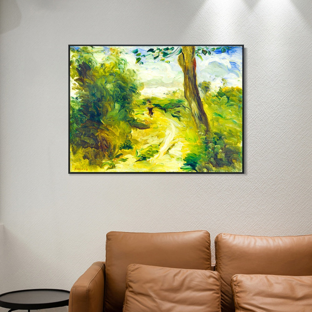 INVIN ART Framed Canvas Landscape between Storms by Pierre Auguste Renoir Wall Art Living Room Home Office Decorations