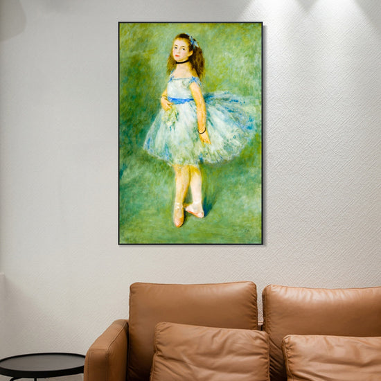INVIN ART Framed Canvas The Dancer by Pierre Auguste Renoir Wall Art Living Room Home Office Decorations