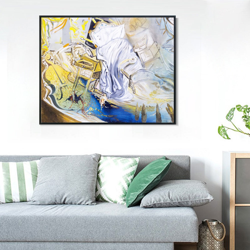 INVIN ART Framed Canvas Series#090 by Salvador Dal Wall Art Living Room Home Office Decorations