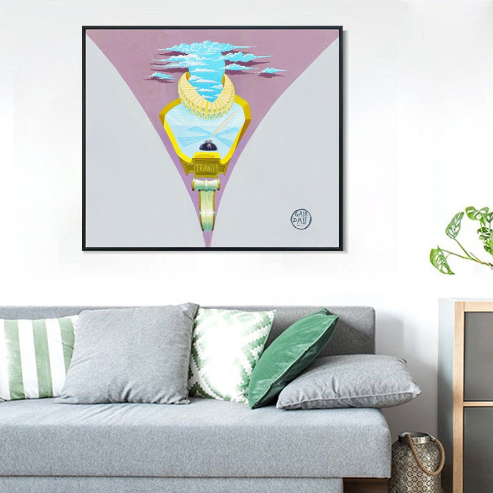 INVIN ART Framed Canvas Series#091 by Salvador Dal Wall Art Living Room Home Office Decorations