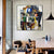 INVIN ART Framed Canvas Giclee Print Art Portrait of Mikhail Matyushin by Kasimir Malevich Wall Art Living Room Home Office Decorations