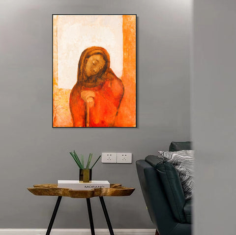 INVIN ART Framed Canvas Series#022 by Odilon Redon Wall Art Living Room Home Office Decorations