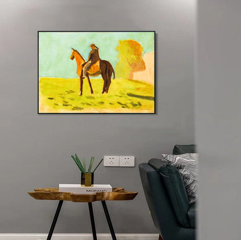 INVIN ART Framed Canvas Series#029 by Odilon Redon Wall Art Living Room Home Office Decorations