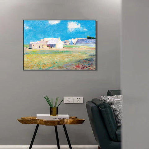 INVIN ART Framed Canvas Series#055 by Odilon Redon Wall Art Living Room Home Office Decorations