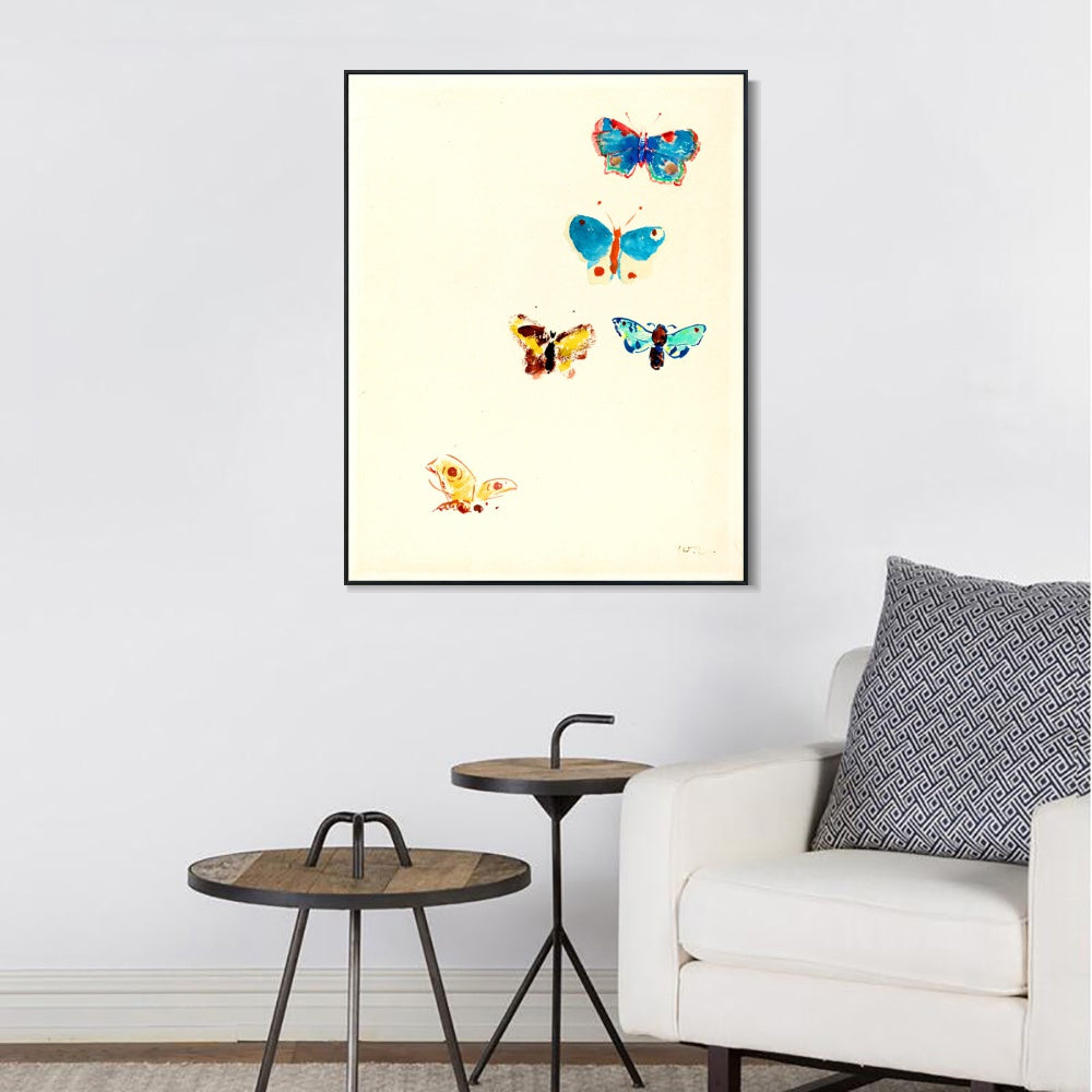 INVIN ART Framed Canvas Series#110 by Odilon Redon Wall Art Living Room Home Office Decorations