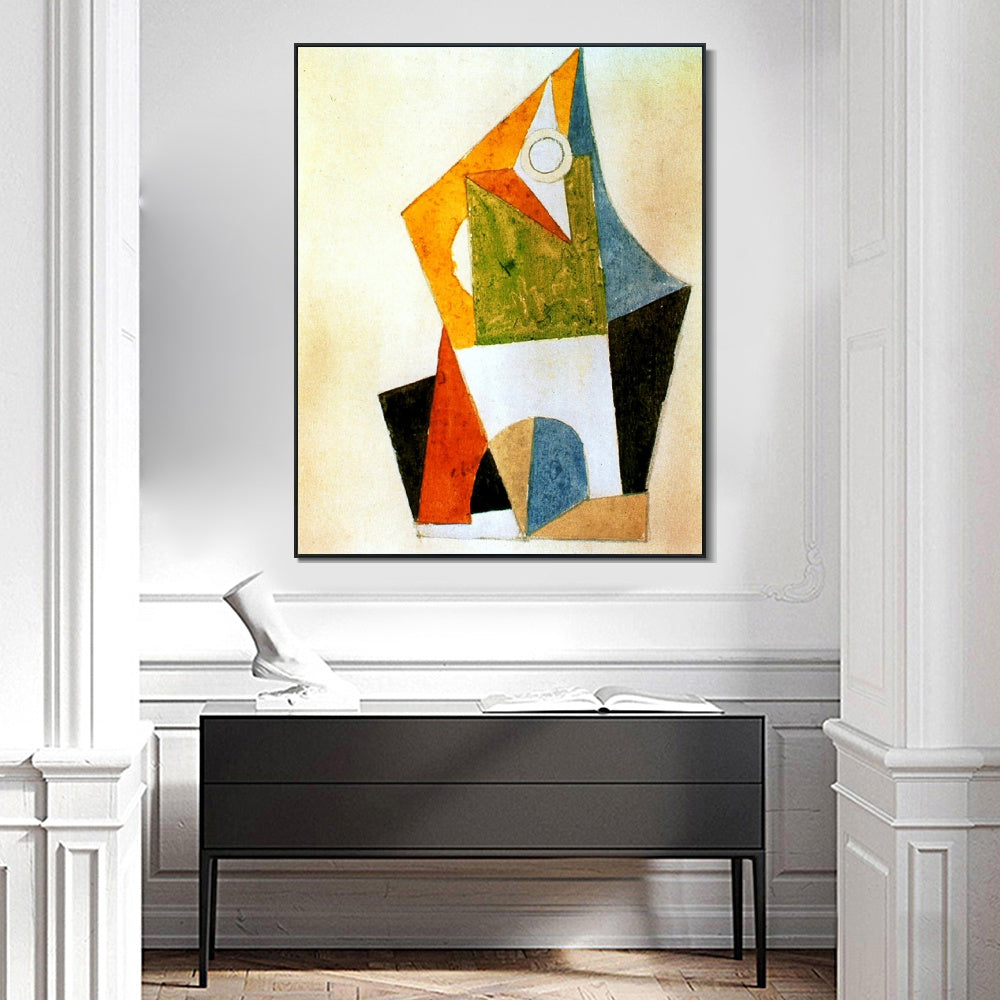 INVIN ART Framed Canvas Giclee Print Art 1920 Composition by Pablo Picasso Wall Art