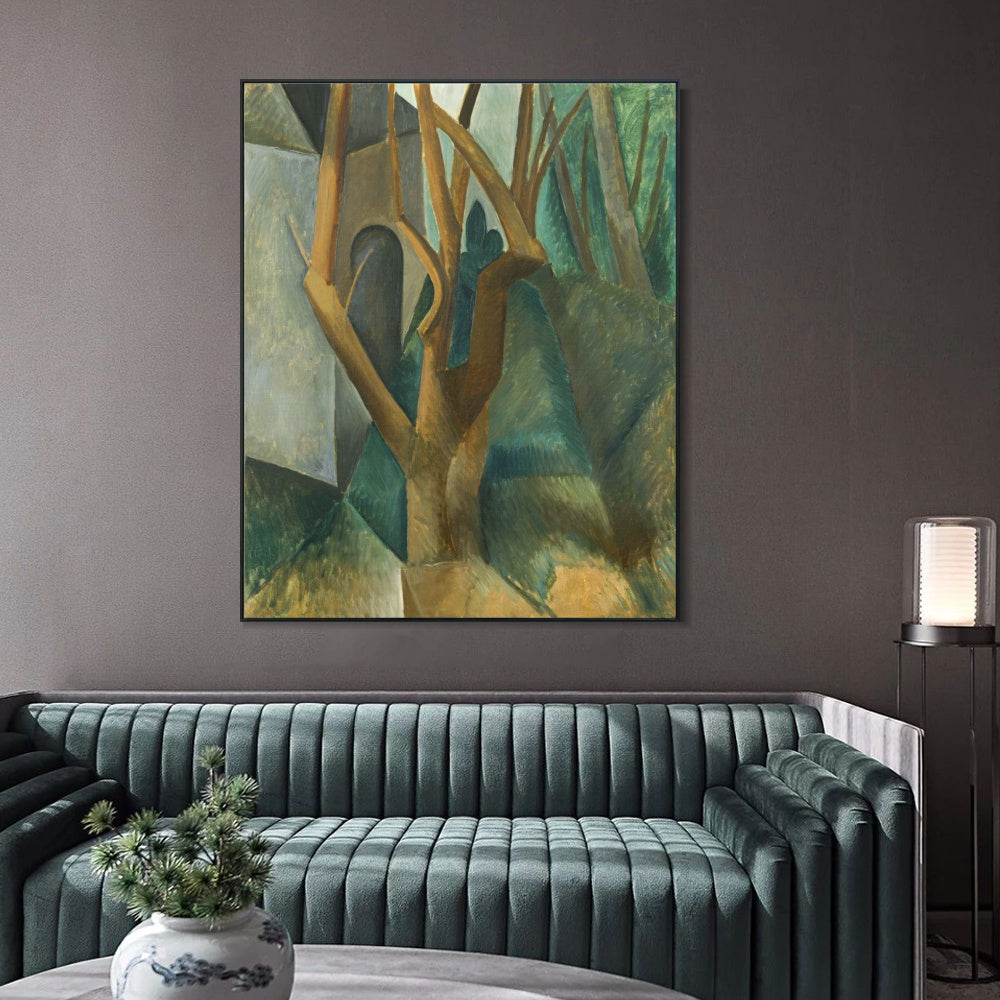 INVIN ART Framed Canvas Giclee Print Art Series#389 by Pablo Picasso Wall Art