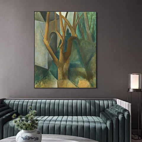 INVIN ART Framed Canvas Giclee Print Art Series#389 by Pablo Picasso Wall Art Living Room Home Office Decorations