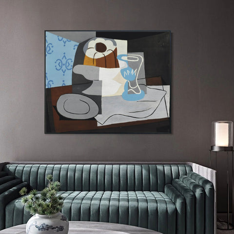 INVIN ART Framed Canvas Giclee Print Art Series#398 by Pablo Picasso Wall Art Living Room Home Office Decorations