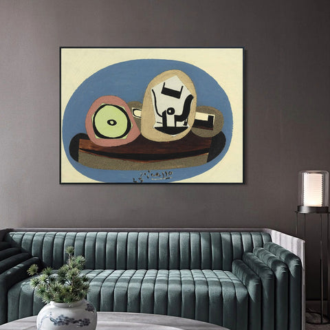 INVIN ART Framed Canvas Giclee Print Art Series#422 by Pablo Picasso Wall Art Living Room Home Office Decorations