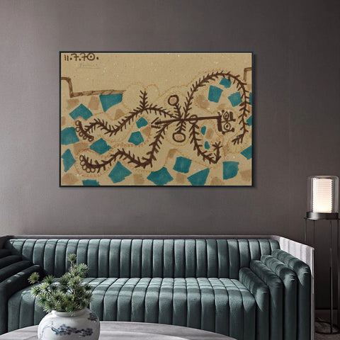 INVIN ART Framed Canvas Giclee Print Art Series#431 by Pablo Picasso Wall Art Living Room Home Office Decorations