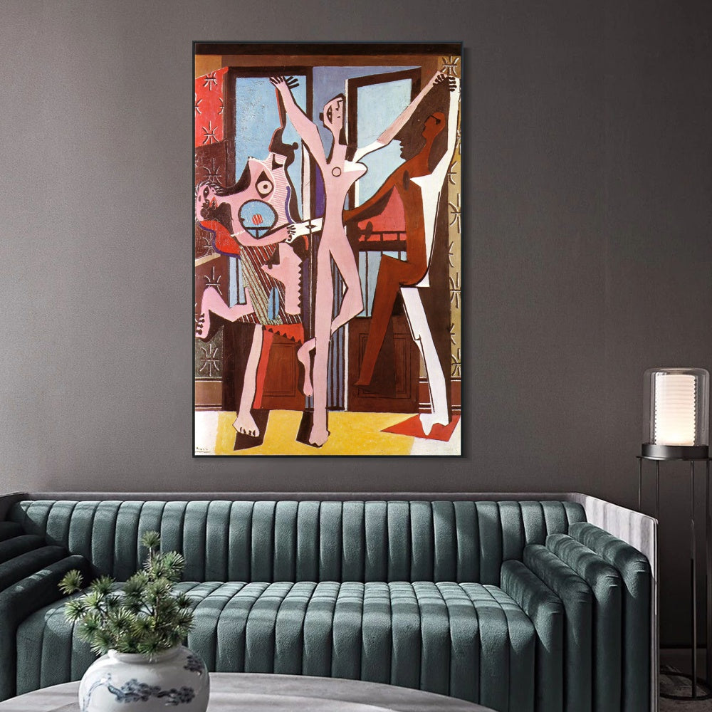 INVIN ART Framed Canvas Giclee Print Art 1925 The dance by Pablo Picasso Wall Art