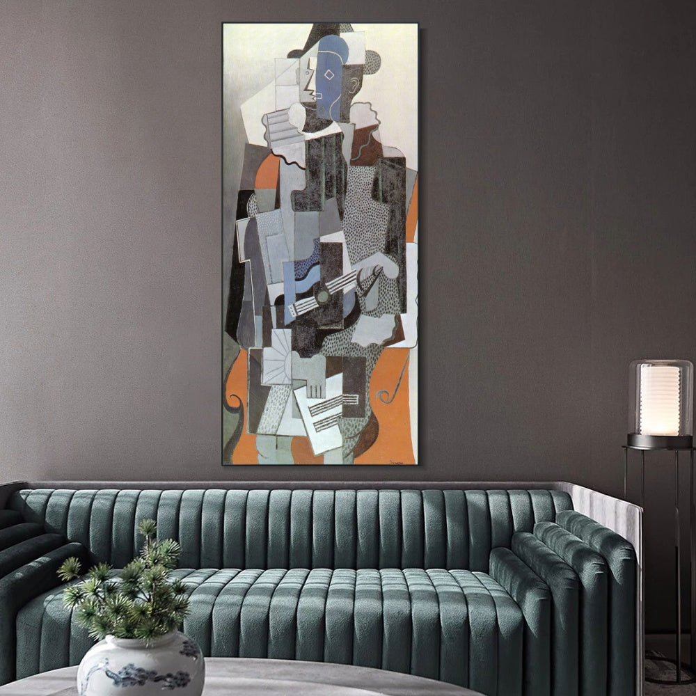 INVIN ART Framed Canvas Giclee Print Art Series#454 by Pablo Picasso Wall Art