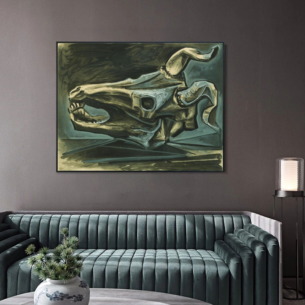 INVIN ART Framed Canvas Giclee Print Art Series#460 by Pablo Picasso Wall Art