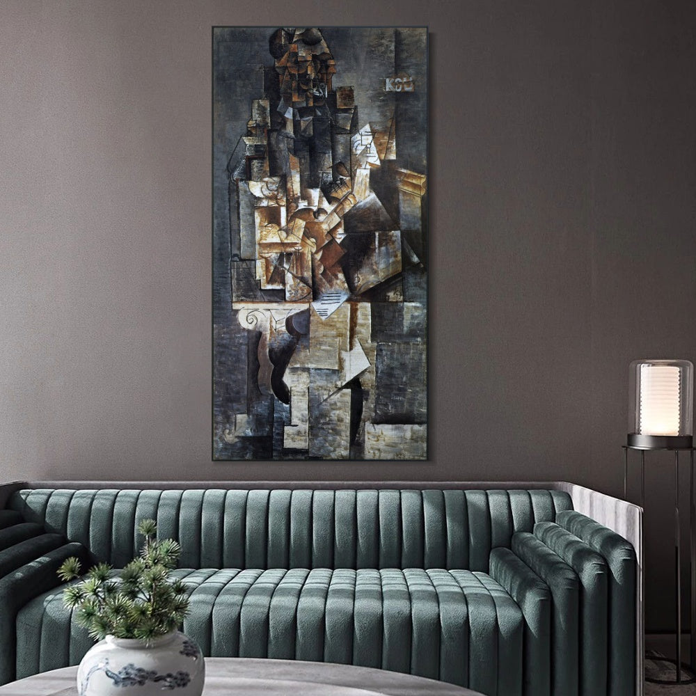 INVIN ART Framed Canvas Giclee Print Art Series#468 by Pablo Picasso Wall Art