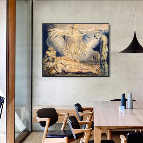 INVIN ART Framed Canvas Giclee Print Art Finals Week As Told by William Blake Wall Art Living Room Home Office Decorations