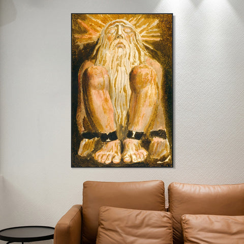 INVIN ART Framed Canvas Giclee Print Art Finals Week As Told by William Blake Wall Art Living Room Home Office Decorations