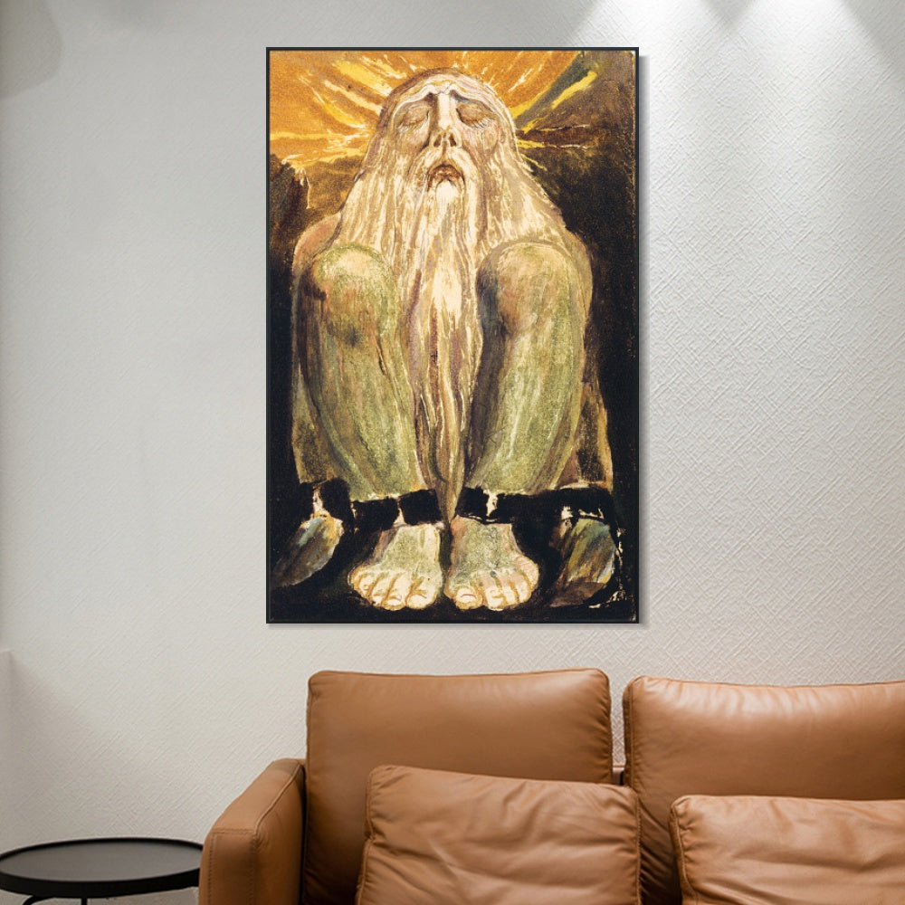 INVIN ART Framed Canvas Giclee Print Art Finals Week As Told#2 by William Blake Wall Art