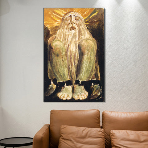 INVIN ART Framed Canvas Giclee Print Art Finals Week As Told#2 by William Blake Wall Art Living Room Home Office Decorations