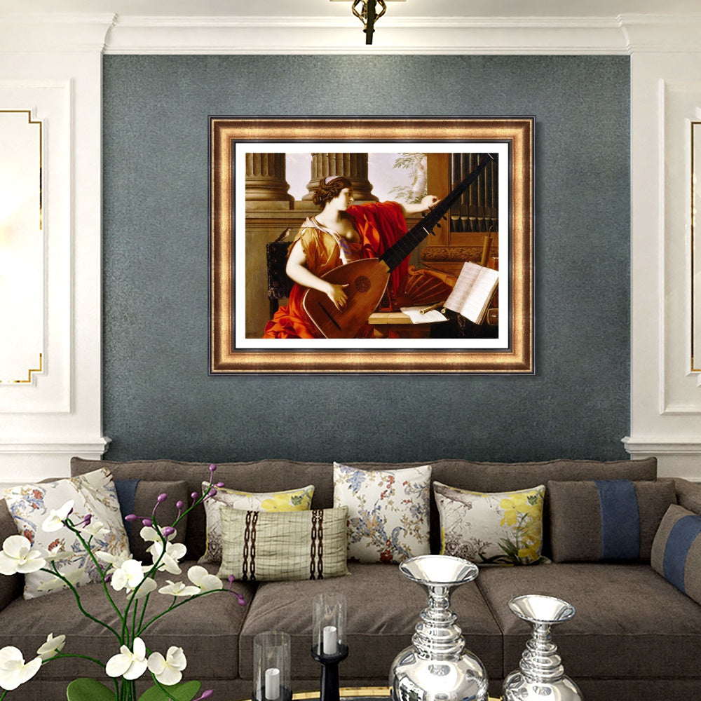 INVIN ART Framed Canvas Art Giclee Print Series#001 by Michelangelo Merisi da Caravaggio Wall Art