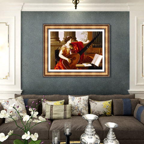 INVIN ART Framed Canvas Art Giclee Print Series#001 by Michelangelo Merisi da Caravaggio Wall Art Living Room Home Office Decorations