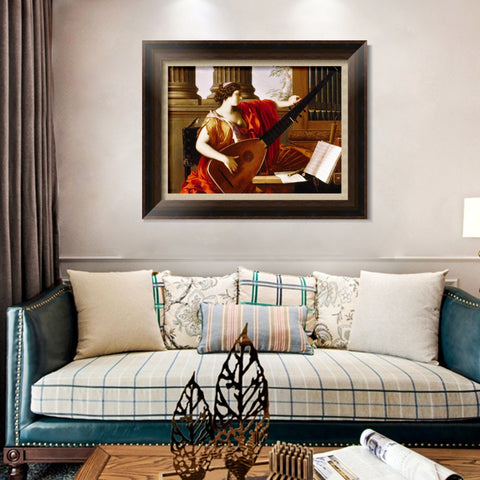 INVIN ART Framed Canvas Art Giclee Print Series#001 by Michelangelo Merisi da Caravaggio Wall Art Living Room Home Office Decorations