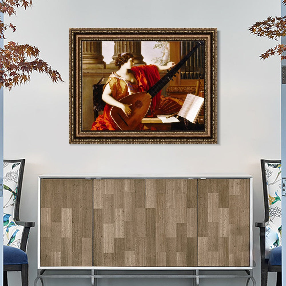 INVIN ART Framed Canvas Art Giclee Print Series#001 by Michelangelo Merisi da Caravaggio Wall Art