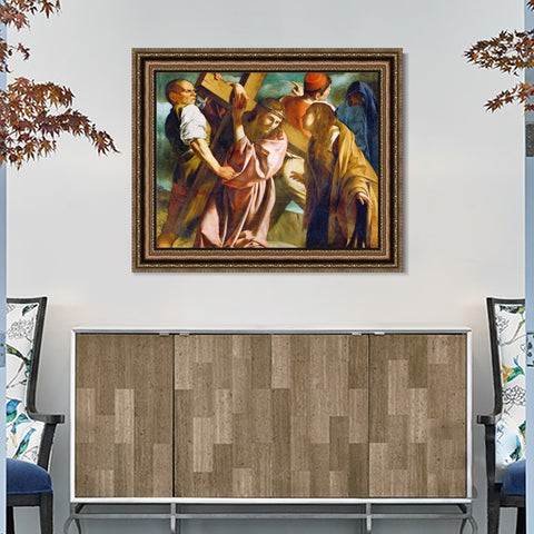 INVIN ART Framed Canvas Art Giclee Print Series#004 by Michelangelo Merisi da Caravaggio Wall Art Living Room Home Office Decorations