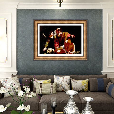 INVIN ART Framed Canvas Art Giclee Print Series#012 by Michelangelo Merisi da Caravaggio Wall Art Living Room Home Office Decorations