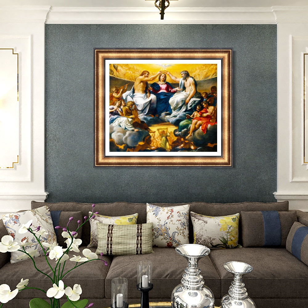 INVIN ART Framed Canvas Art Giclee Print Series#019 by Michelangelo Merisi da Caravaggio Wall Art