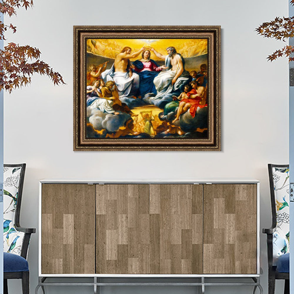 INVIN ART Framed Canvas Art Giclee Print Series#019 by Michelangelo Merisi da Caravaggio Wall Art