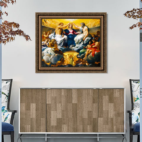 INVIN ART Framed Canvas Art Giclee Print Series#019 by Michelangelo Merisi da Caravaggio Wall Art Living Room Home Office Decorations