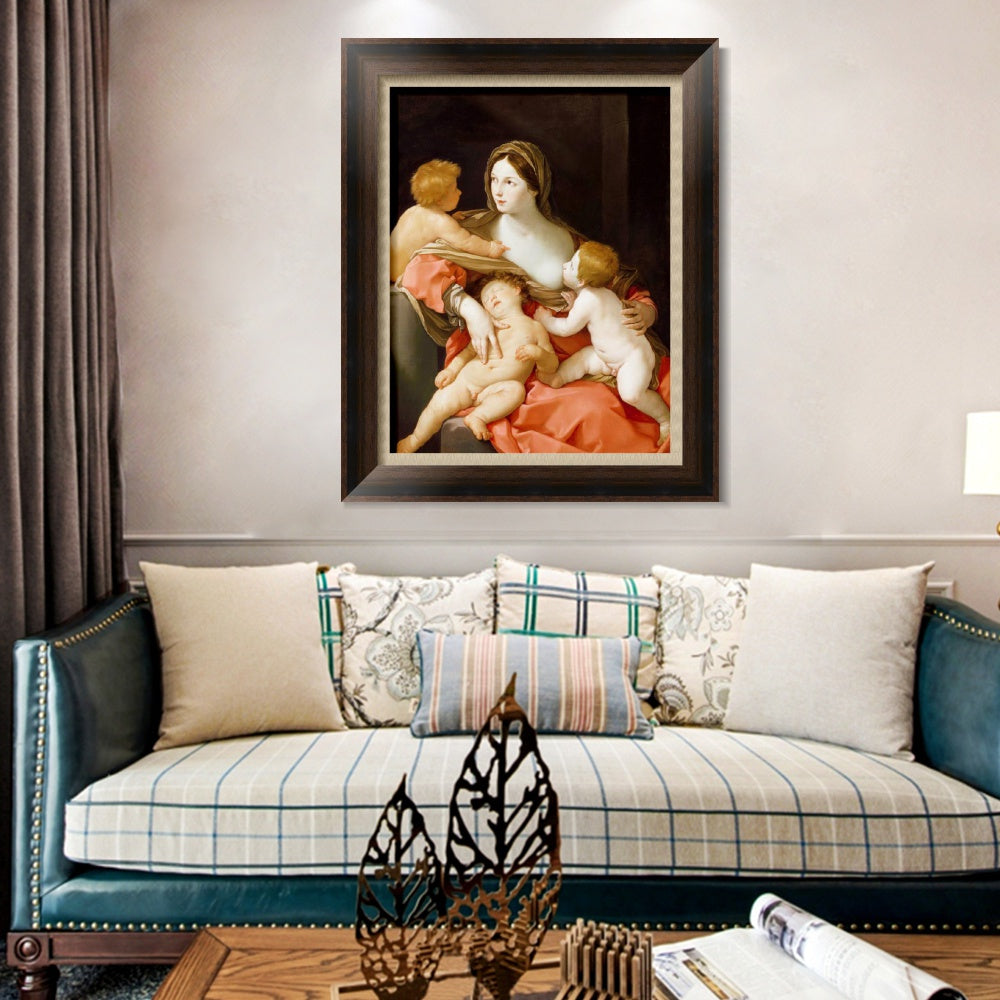 INVIN ART Framed Canvas Art Giclee Print Series#027 by Michelangelo Merisi da Caravaggio Wall Art