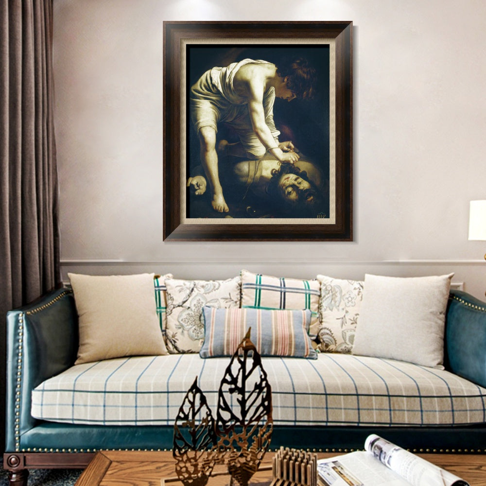 INVIN ART Framed Canvas Art Giclee Print Series#031 by Michelangelo Merisi da Caravaggio Wall Art