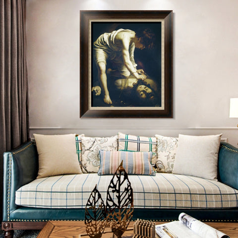 INVIN ART Framed Canvas Art Giclee Print Series#031 by Michelangelo Merisi da Caravaggio Wall Art Living Room Home Office Decorations