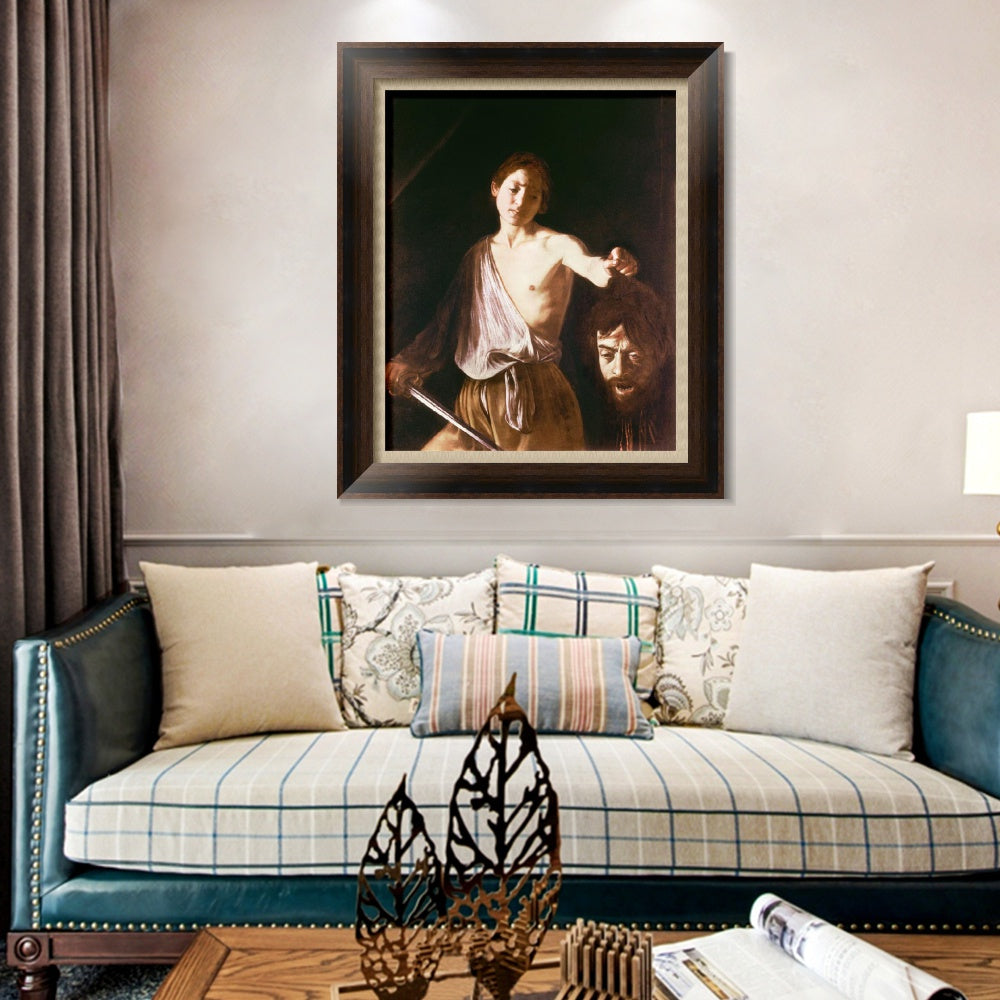 INVIN ART Framed Canvas Art Giclee Print Series#032 by Michelangelo Merisi da Caravaggio Wall Art